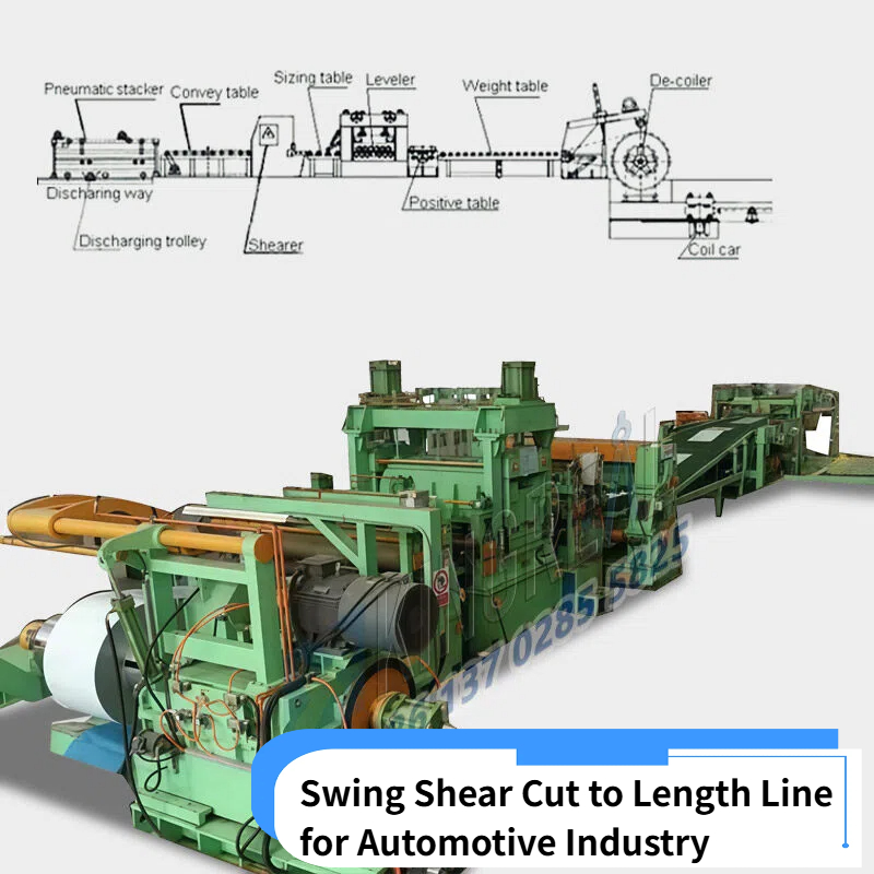 မော်တော်ယာဥ်လုပ်ငန်းအတွက် Swing Shear ကို အရှည်မျဉ်းအထိဖြတ်ပါ။