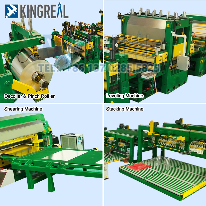 steel cut to length line