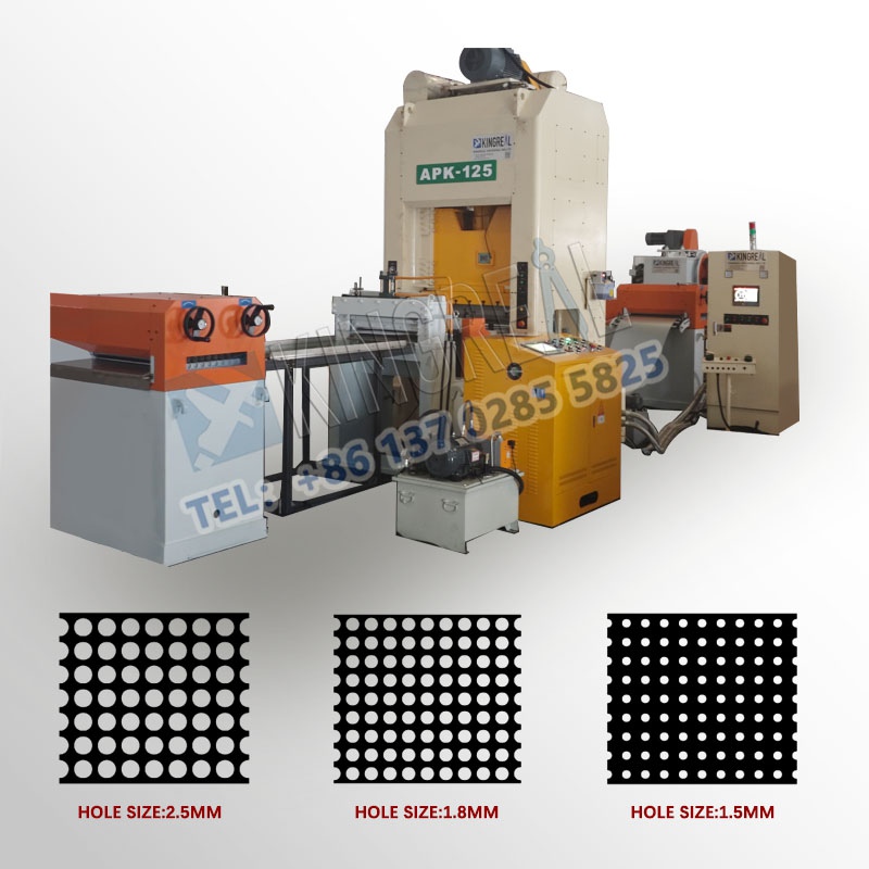 Metal Sheet Coil Perforated Production Line ကိုဖြတ်တောက်ခြင်း။