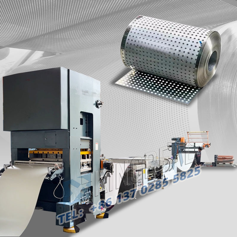 စာရွက်ကွိုင် coil perforation နှင့် rewind စက်