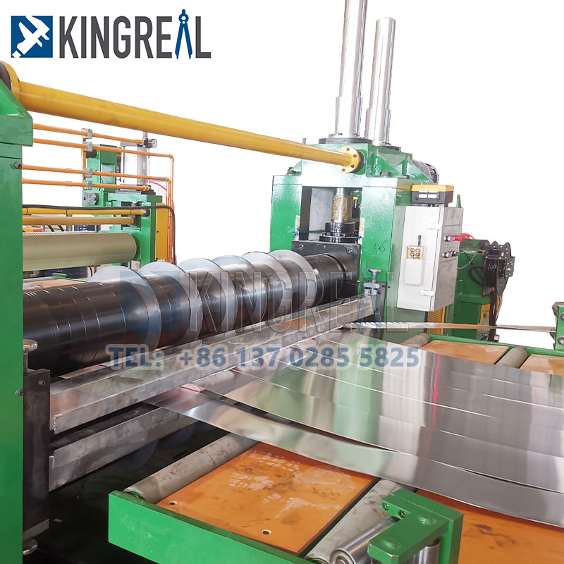 သံမဏိအဘို့အ slitter rewinding စက်